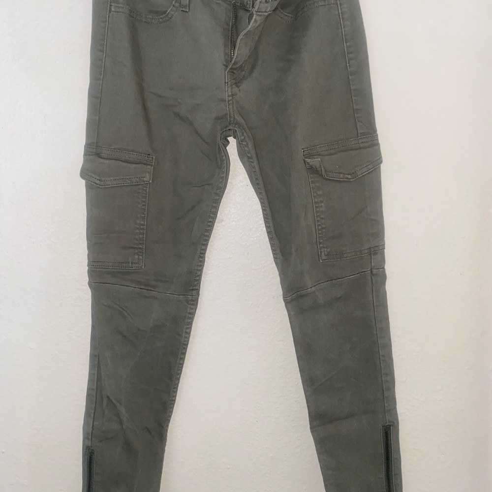 Levi's Green 711 Skinny Jeans